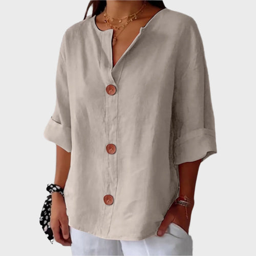 Adéla - Cómoda camisa de lino