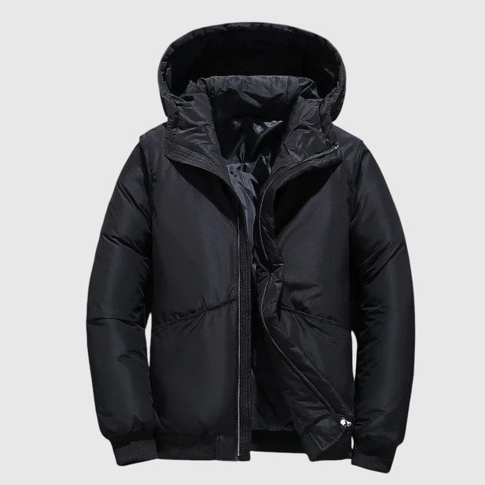 Josef - Chaqueta acolchada con capucha y acabado resistente