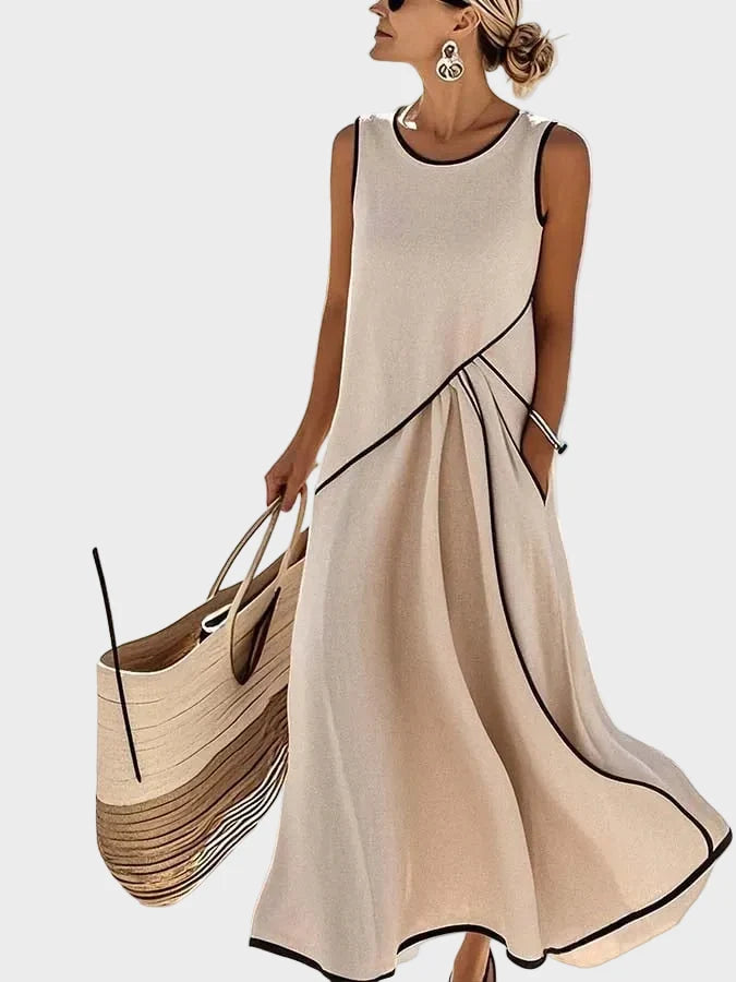 Maisy - Vestido Elegante Sin Mangas