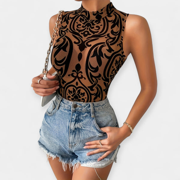 Body de tela sexy
