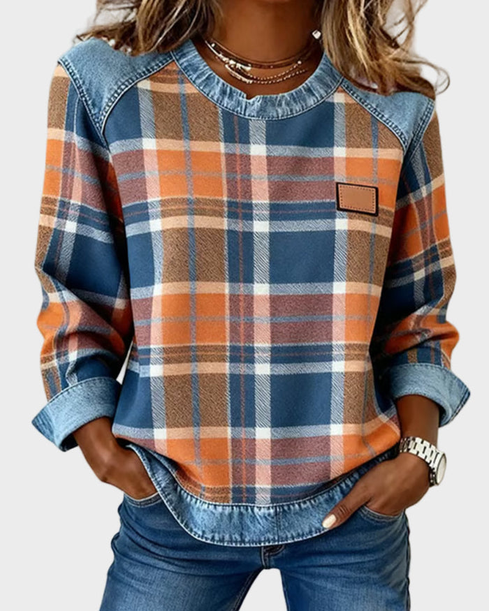 Ivy – Sudadera Patchwork Mujer