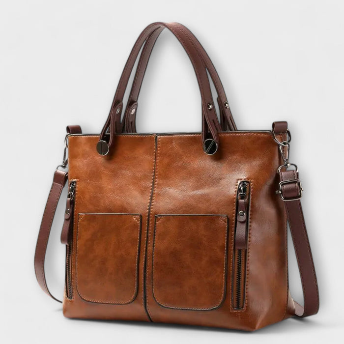 Cécile. - Elegante bolso de cuero
