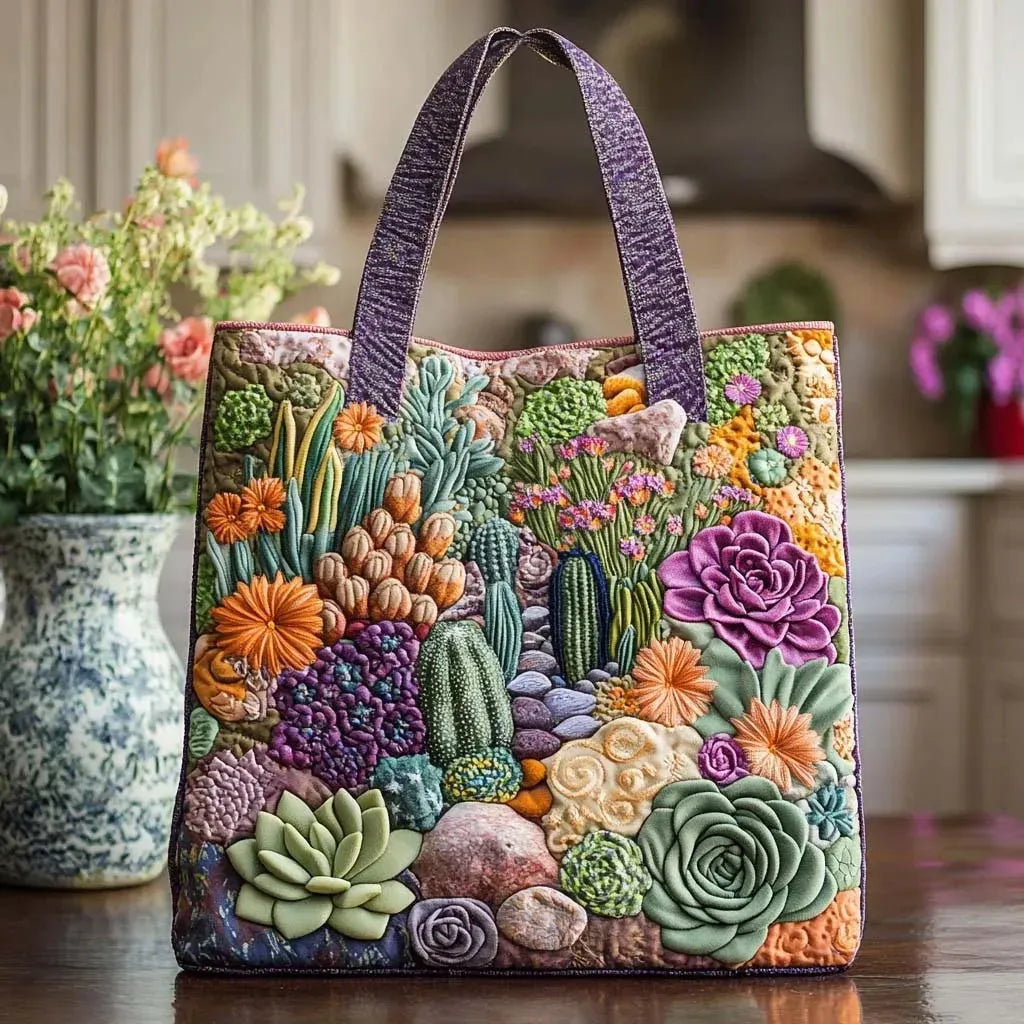 Bolso suculento hecho a mano
