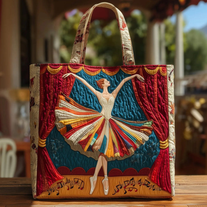Elegante bolso de bailarina acolchado