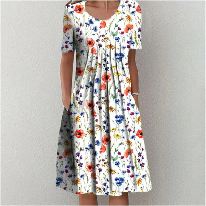Marta - Vestido Midi Con Capas