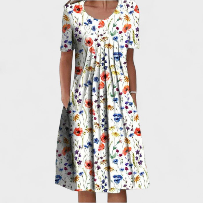 Marta - Vestido Midi Con Capas