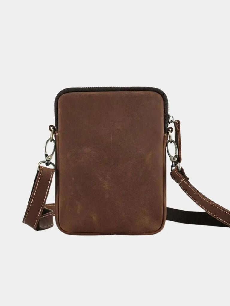 Carl™ - Bolso de hombro minimalista de piel