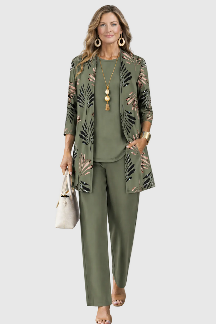 Hanna - Conjunto Elegante de 3 Piezas para Mujer