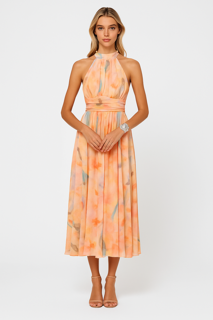 Františka - Maxi Vestido Elegante Romántico Eventos de Verano