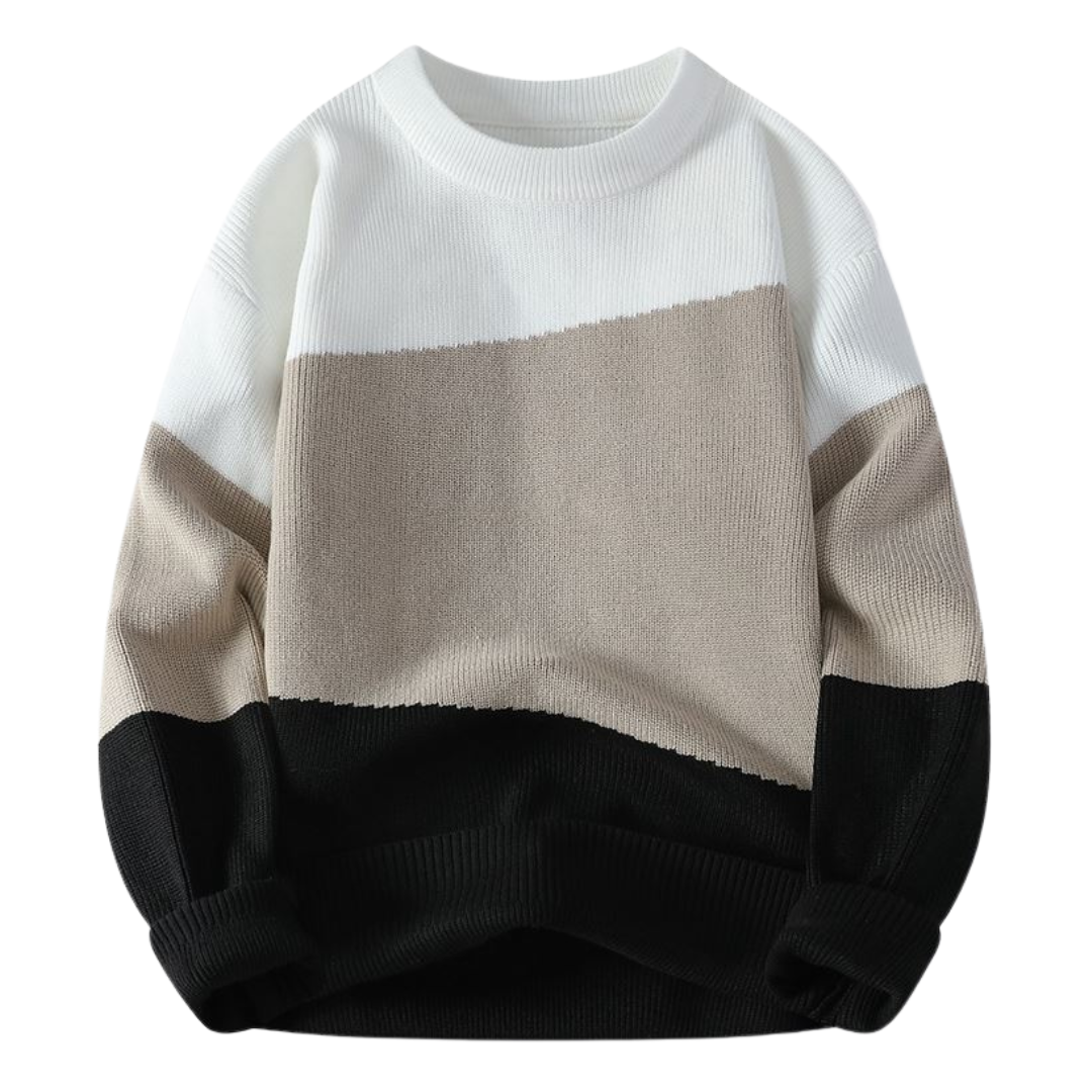 Jersey de punto moderno en tres colores