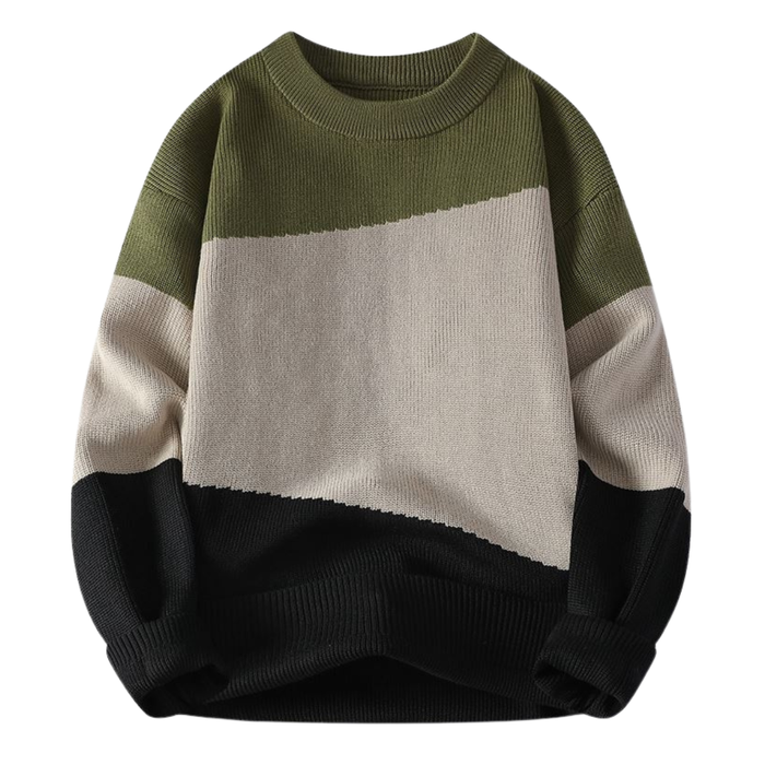 Jersey de punto moderno en tres colores