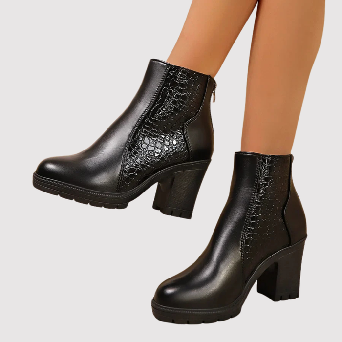 Katarzyna™ Zapatos de tacón grueso de piel auténtica con soporte para el arco 💫