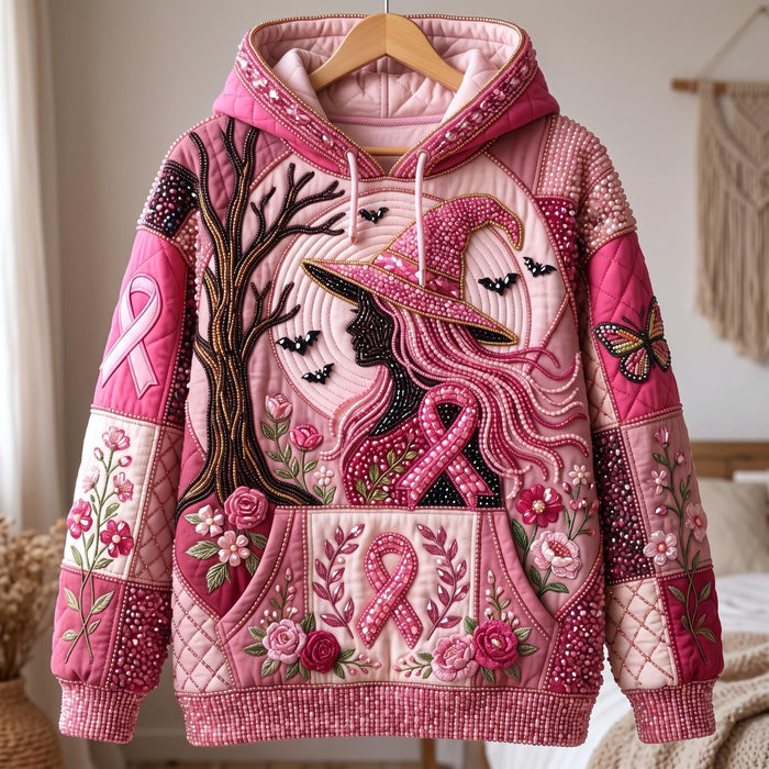 Capucha de bruja rosa