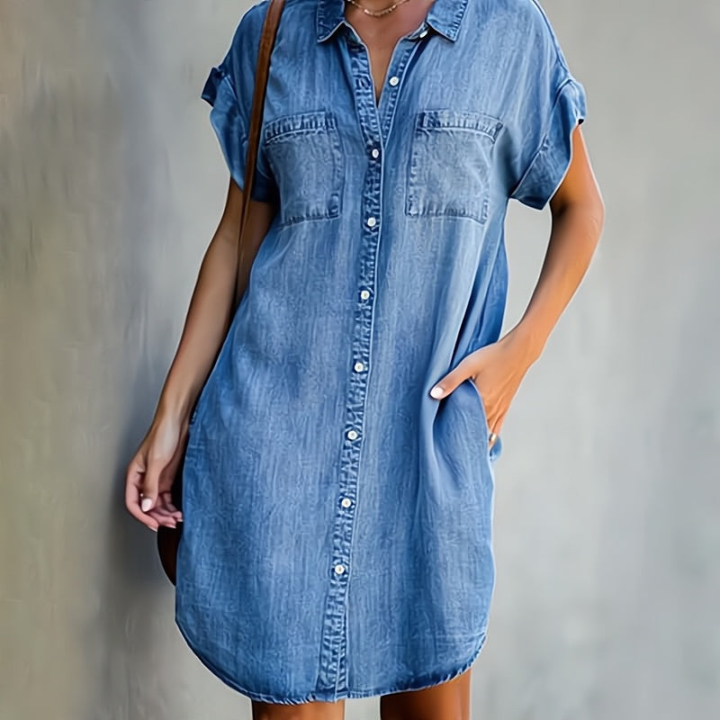 Kornelia - Vestido camisero con botones