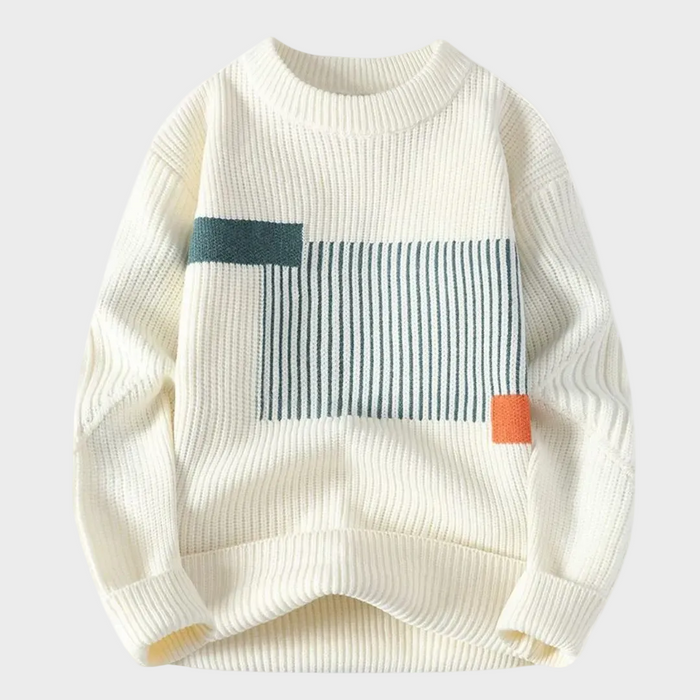 Jersey con bloques de color geométrico