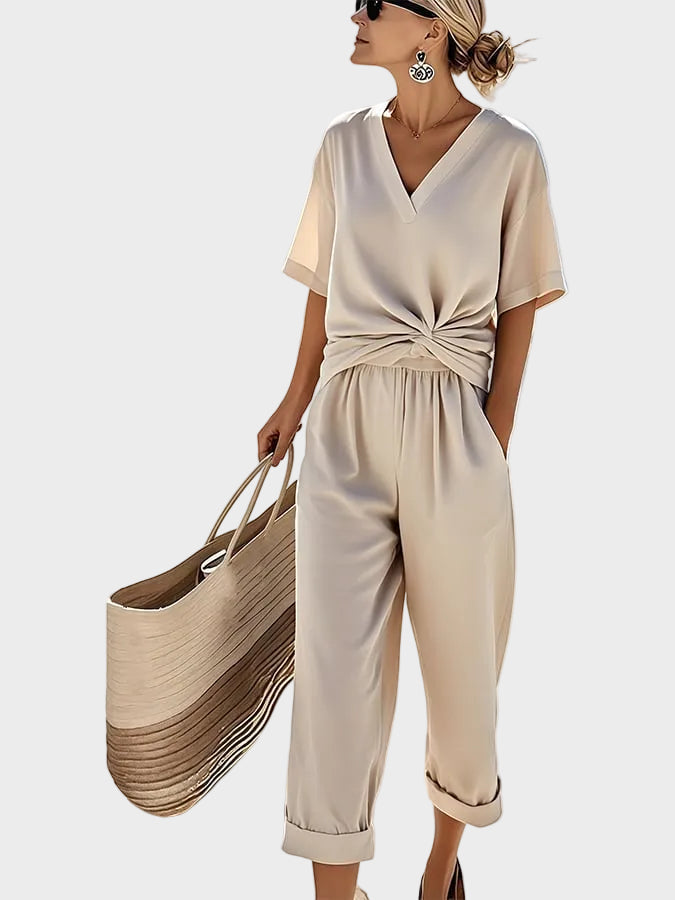Ava - Elegante conjunto de dos piezas