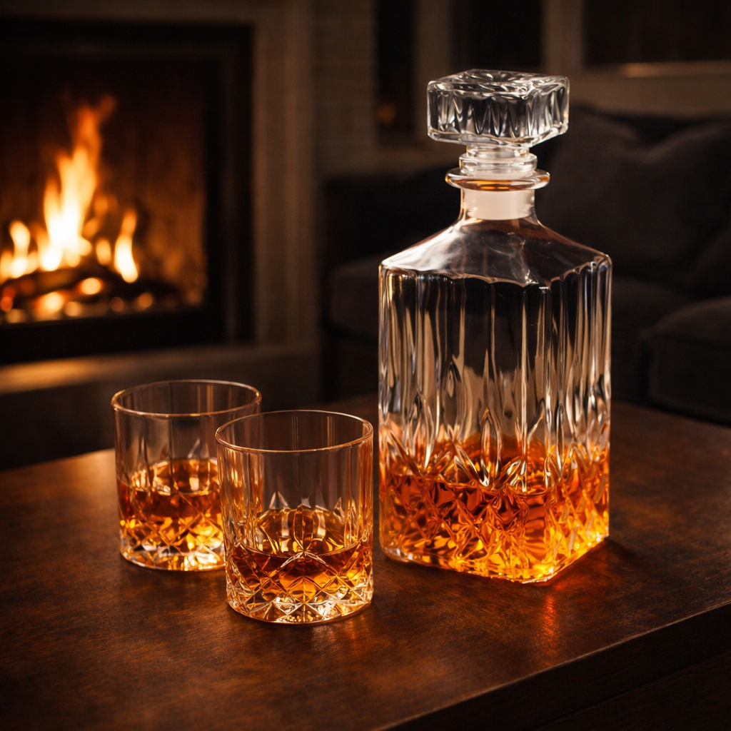 Karafka do Whisky - Set con botella y vasos