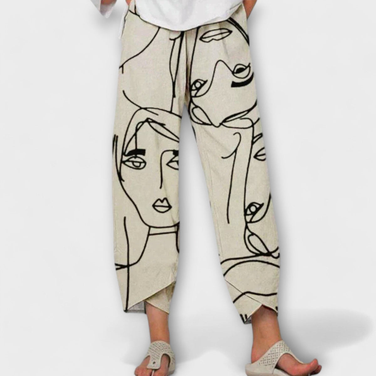 Nahia - Pantalón lino