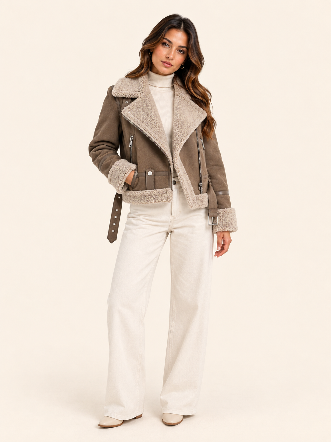 Elara Marbella Ángela | Chaqueta Bomber de Lana