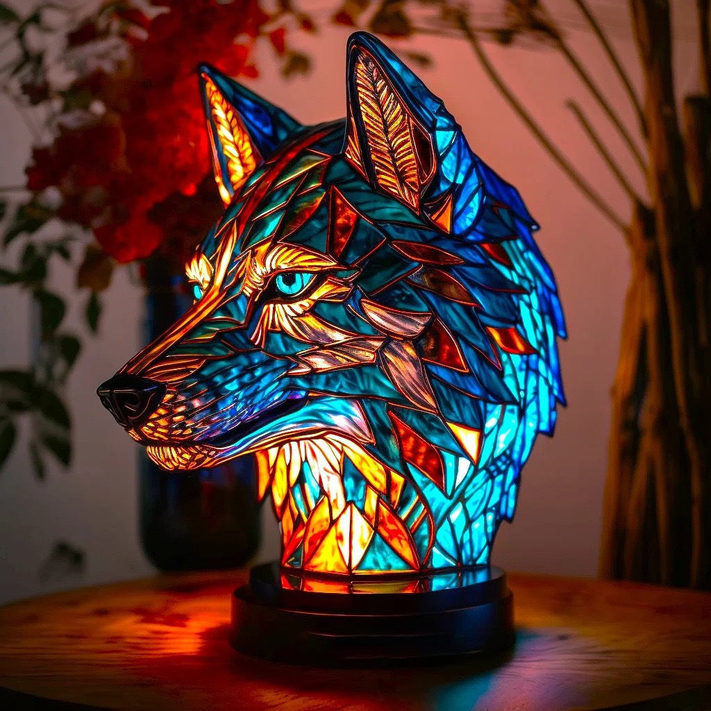Pluto - Lámpara lobo Magisk en vidriera