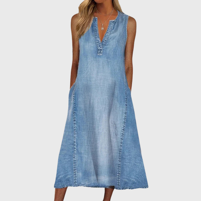 Natálie – vestido vaquero cómodo