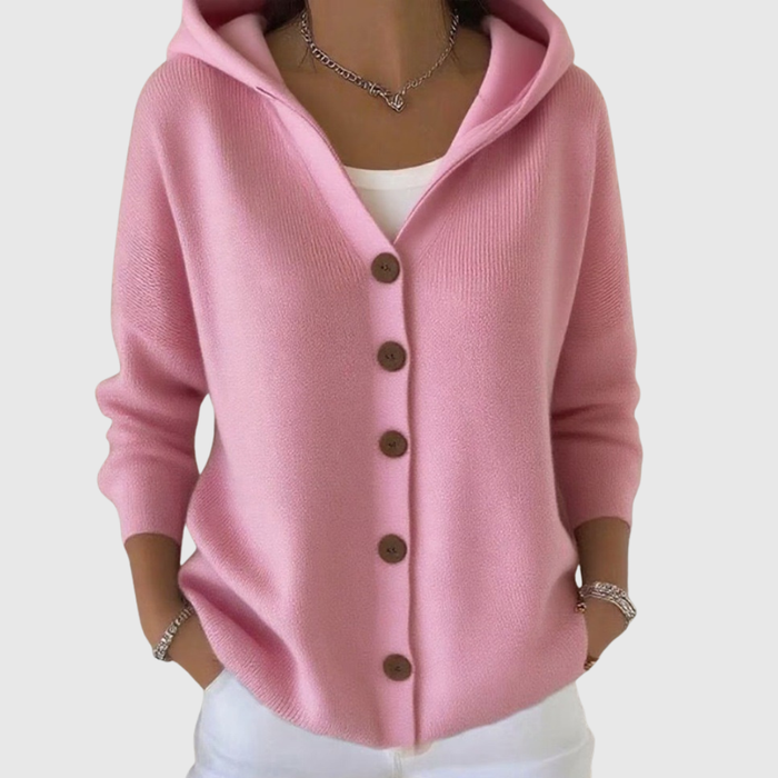 Cómodo jersey con capucha