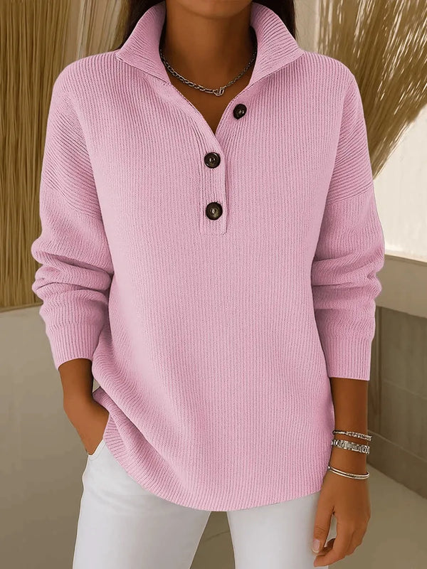 Amparo | Jersey Polo con Cuello de Pico