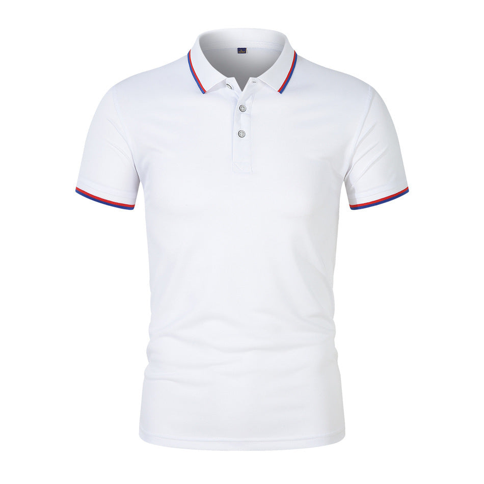 Transpirable Polo con Cuello Canalé