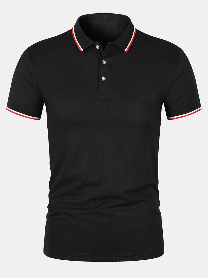 Polo Shirt - Cierre de botones de malla