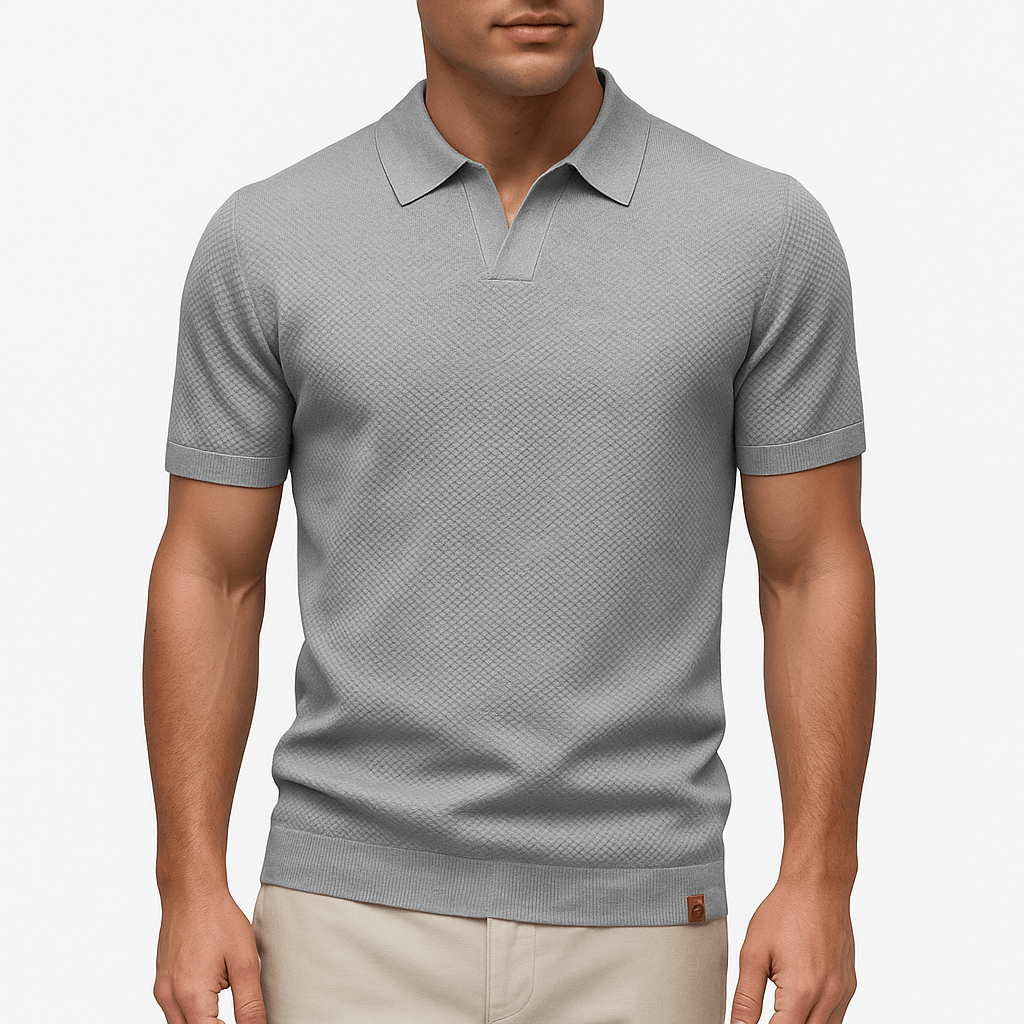Polo de poliéster texturizado