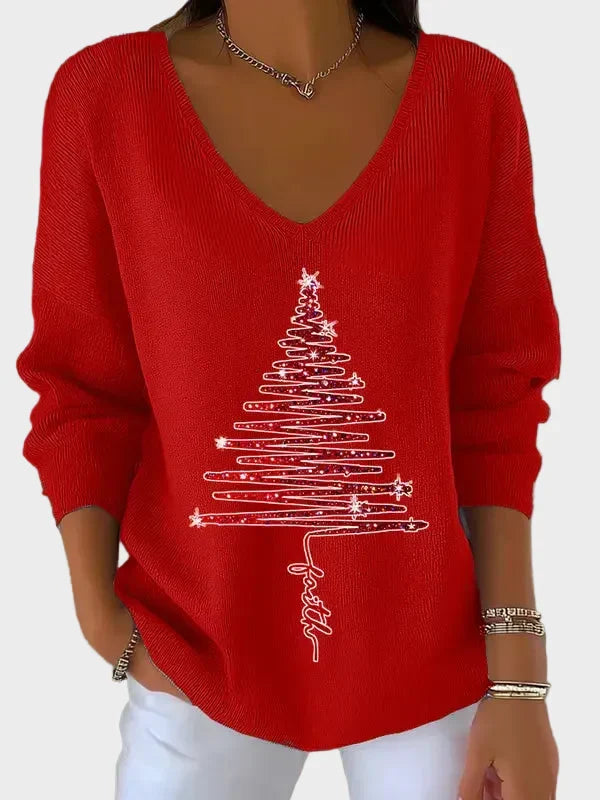 Nancy - Elegante jersey navideño