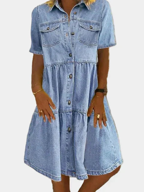 Sofie - Vestido vaquero bohemio