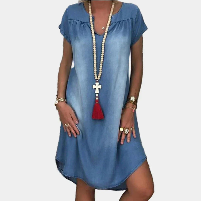 Ema - Vestido vaquero holgado de verano