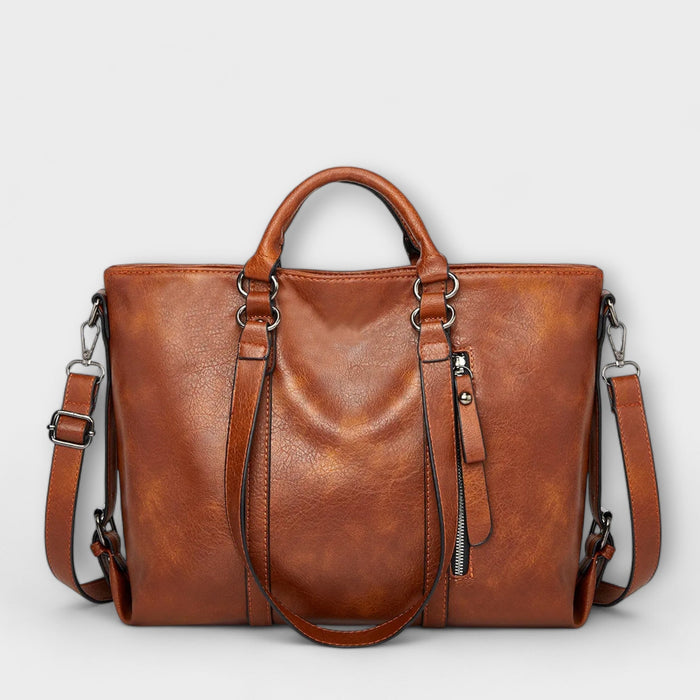 Cécile. - Bolso grande de piel