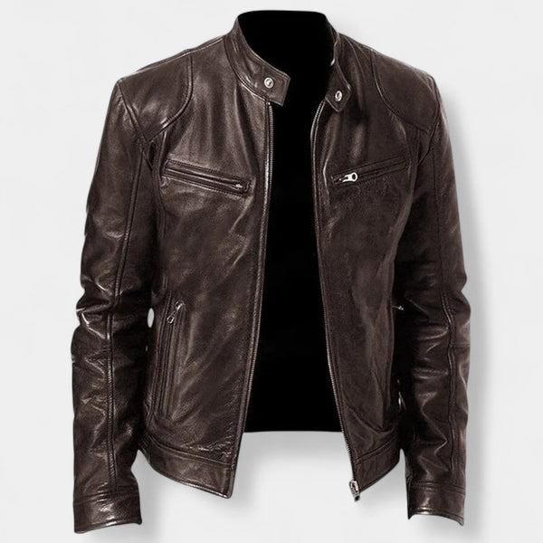 Henry – Chaqueta de cuero para hombre para la elegancia otoñal