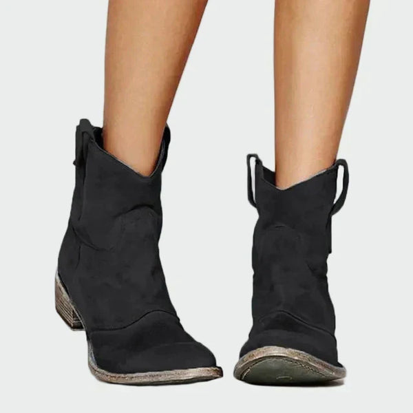 Sára - Botines estilo cowboy retro