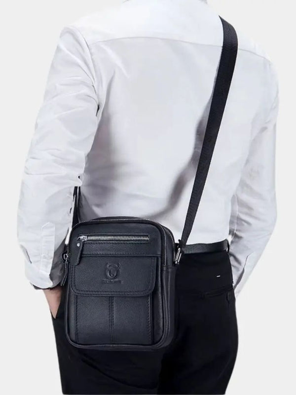 Simon™ - Bolso bandolera de piel