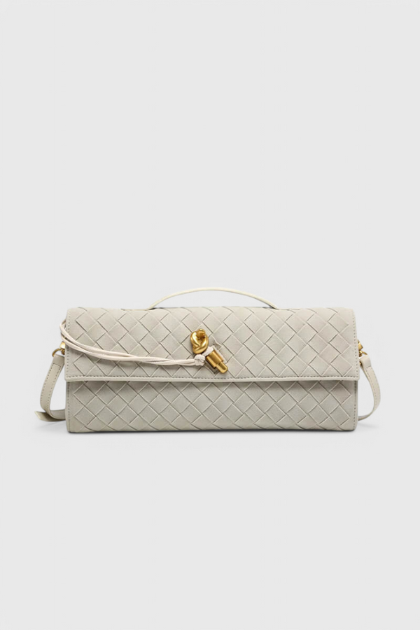 Melanie | Bolso de Hombro Clásico de Ante