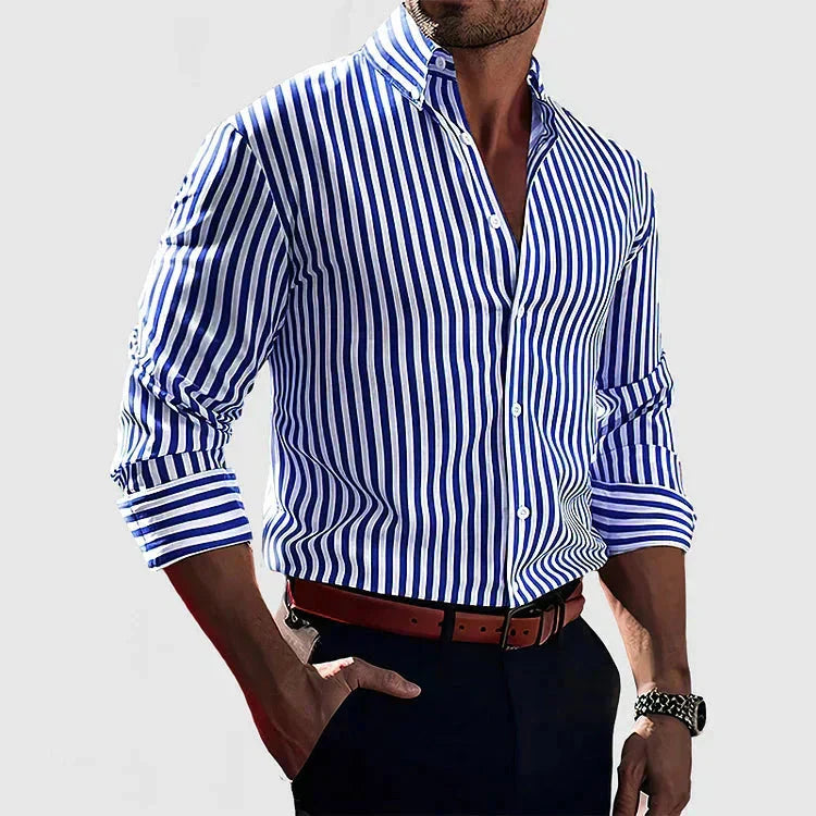 Koszula Overshirt Soft Blend - Rayas