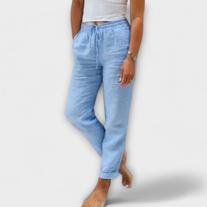 Pantalón ligero de lino
