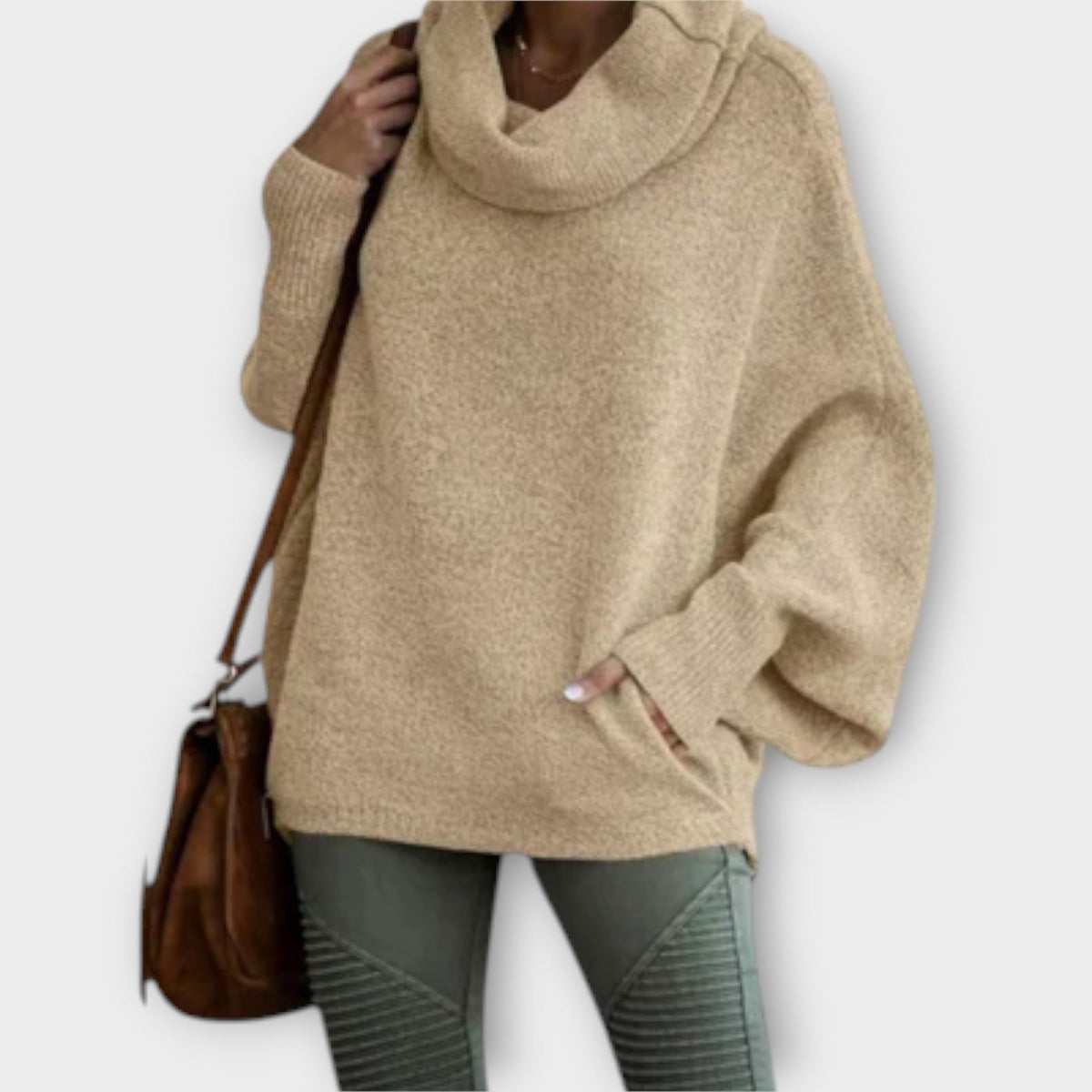 Ulrike - Jersey elegante de mujer estilo tortuga