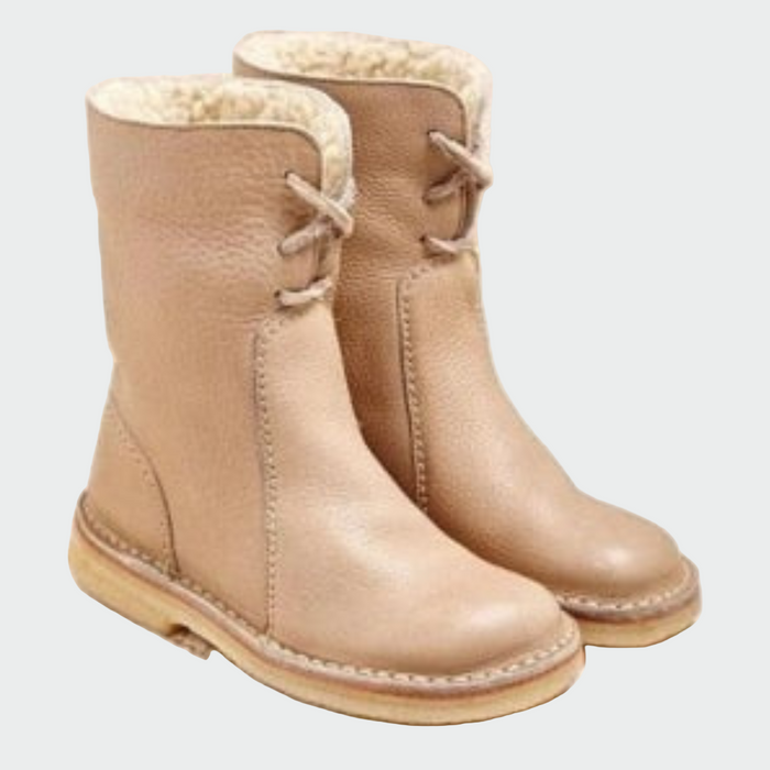 Valerie - Botas impermeables de piel con forro de lana