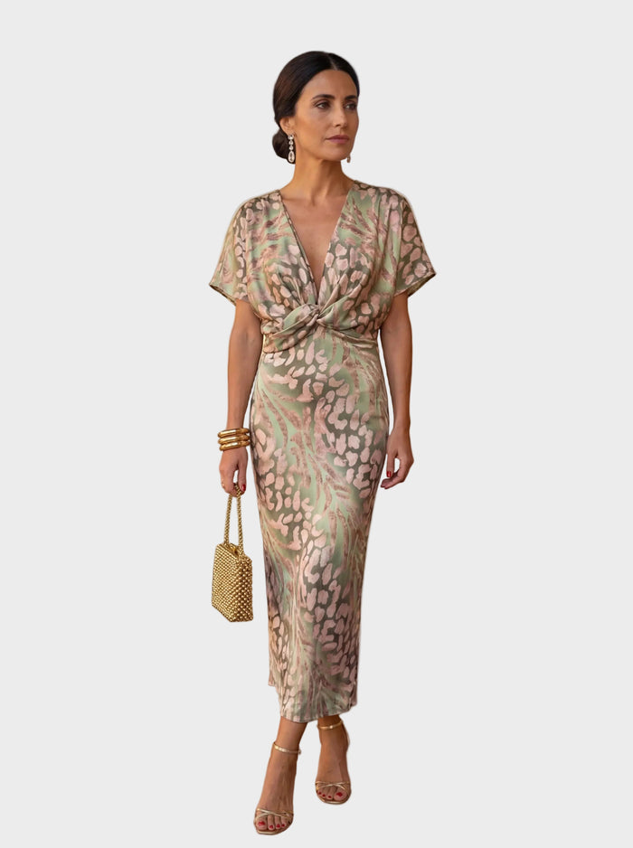 Giulia – Vestido elegante confeccionado en tejido ligero y fluido