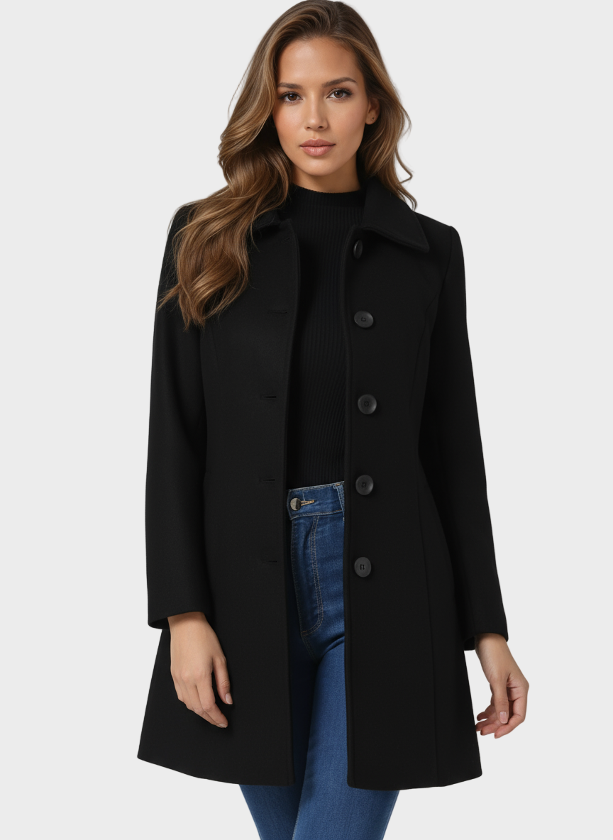 Josephine - Gabardina de invierno de mujer con un botón