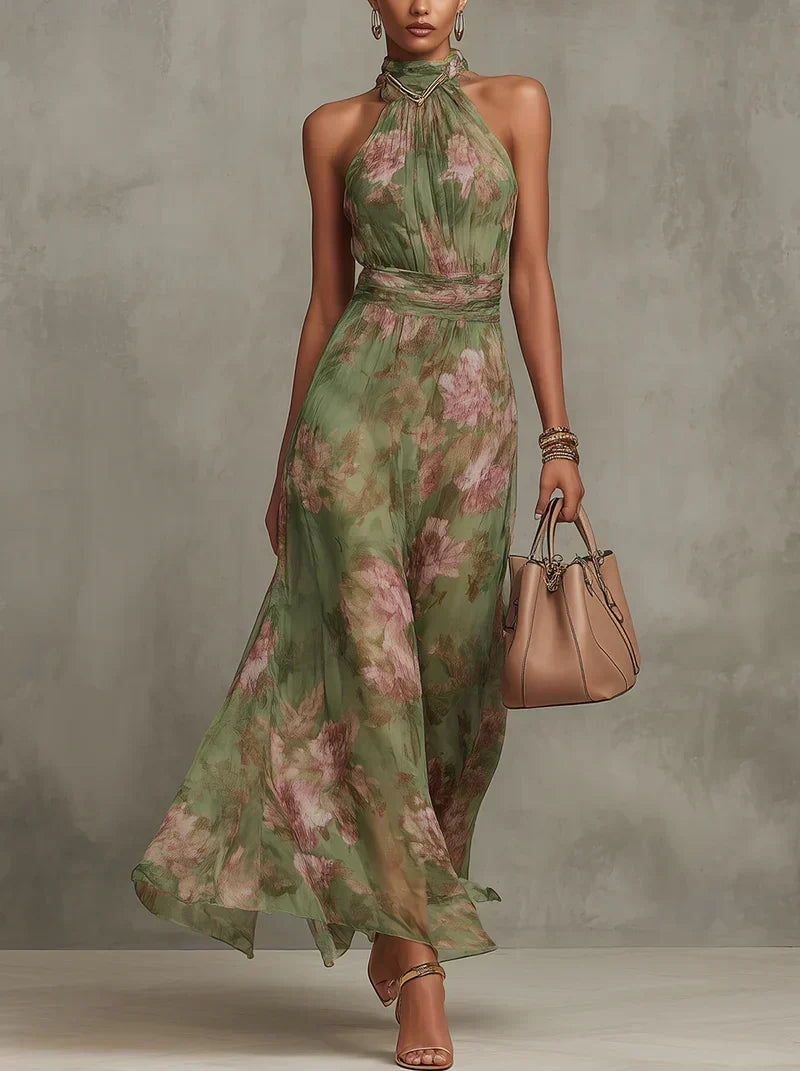 Ana - Vestido Maxi Plisado