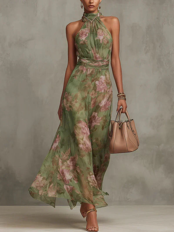 Ana - Vestido Maxi Plisado