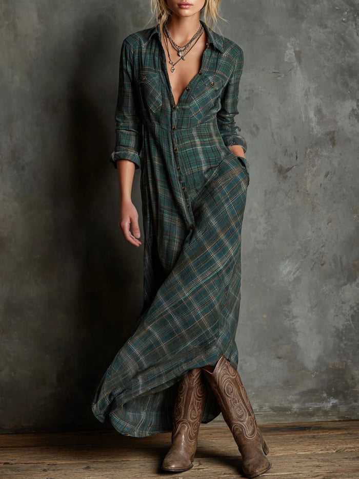 Lídia - Vestido Camisola Largo