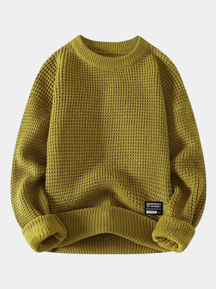 Eric – Jersey Lyon premium para hombre con estructura color miel para elegancia y comodidad