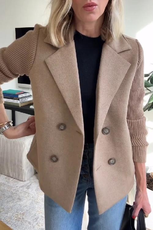 Amora - Chaqueta elegante con mangas trenzadas