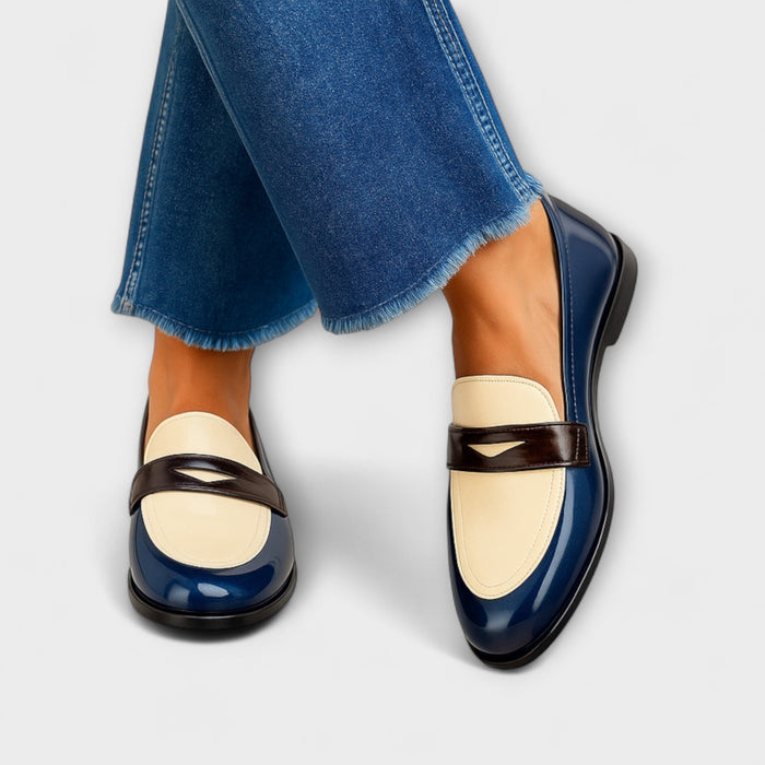 Kláudia - Mocasines con contraste